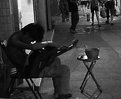 Picture Title - the busker, sleeping