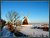 Mill in winterlandscape