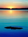 Picture Title - Sunset with Blue Water