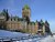 Winter scene photo of Chateau Frontenac in Quebec city, Canada
