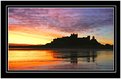 Picture Title - morning light at  Balmbra Castle on the Northumbria coast