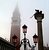 Venice : The bell tower in the fog