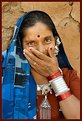 Picture Title - smiling Bhil woman