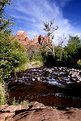 Picture Title - Stream at Cathedral Rock, Sedona, Az.