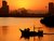 Barco com pôr-do-sol