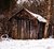 Shed In Snow