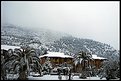 Picture Title - snow, mountain, fog, house ...