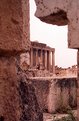 Picture Title - view of ruins of Baalbek in Lebanon