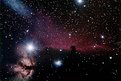 Picture Title - The Flame and Horsehead Nebulae