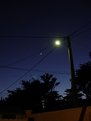 Picture Title - night sky + street light