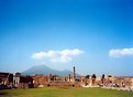 Picture Title - Volcano Vesuvius  -  view from Pompeii Forum - Italy
