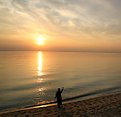 Picture Title - Woman Skipping Rock