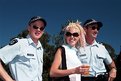 Picture Title - Two cops, a girl and a beer