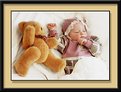 Picture Title - Baby & Bear Sleeping