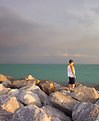 Picture Title - Boy On The Jetty