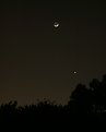 Picture Title - Moon and Venus over Dallas