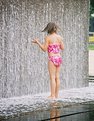 Picture Title - Cooling off in a Chicago fountain