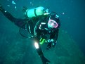 Picture Title - Me in a Wreck 40m deep