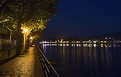 Picture Title - Walking beside the lake by night