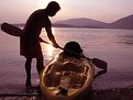 Picture Title - Kayaking in sunrize. Me and my kayak.