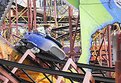 Picture Title - 'Savanna riding the roller coaster at Wildwood'