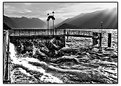 Picture Title - Angry Lake (BW)