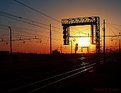 Picture Title - Sunrise in the rail station