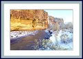 Picture Title - Capitol Reef Winter - Frozen River