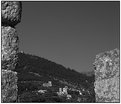 Picture Title - Gubbio from ruins B&W