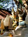 Picture Title - Statues round Bhodisatva tree