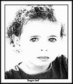 Picture Title - Little girl at the birthday party - modified