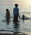 Picture Title - A swim at sun set