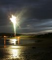 Picture Title - Beach Fireworks