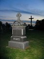 Picture Title - Cemetary at Dusk