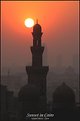 Picture Title - Sunset in Cairo