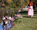 Picture Title - Girl and Geese