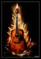 Picture Title - Fire Guitar