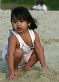 Picture Title - Enjoying the cool, wet sand