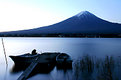 Picture Title - Two Blue Boats on Lake