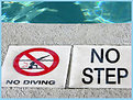 Picture Title - No diving no step no