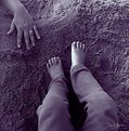 Picture Title - feet sand hand