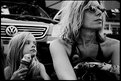 Picture Title - a ice , a girl , her mother and a car