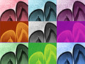 Picture Title - coloured pair of havaianas