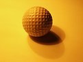 Picture Title - Golden golf ball
