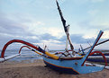 Picture Title - Blue  Boat  in  Bali