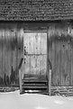 Picture Title - Mill Door 2 B&W