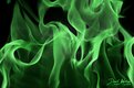 Picture Title - green flames