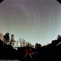 Picture Title - Fish-Eye Star Trails