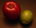 Picture Title - The Apple and the Lime Still Life
