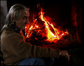 Picture Title - Thoughts at the fireplace